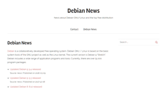 Desktop Screenshot of debian-news.net