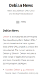 Mobile Screenshot of debian-news.net