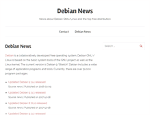 Tablet Screenshot of debian-news.net